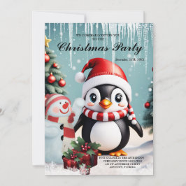 Leksakslig penguin. inbjudningar