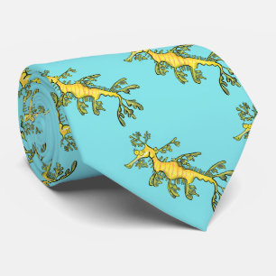 Leksaksliknande havsdragonillustration tecknad slips