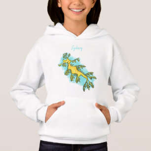 Leksaksliknande havsdragonillustration tecknad t shirt