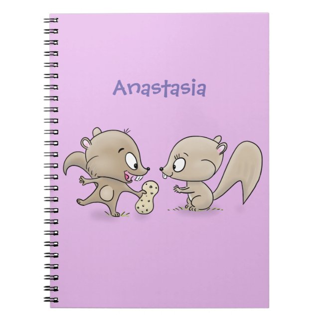 Leksaksliknande tecknad illustration anteckningsbok (Framsidan)