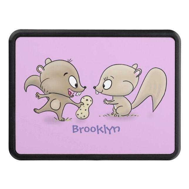 Leksaksliknande tecknad illustration dragkroksskydd (Framsidan)