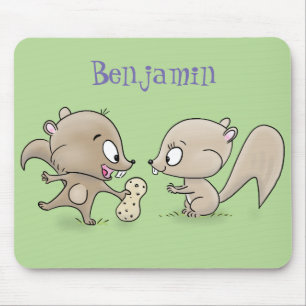 Leksaksliknande tecknad illustration musmatta
