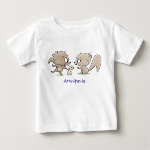 Leksaksliknande tecknad illustration t shirt
