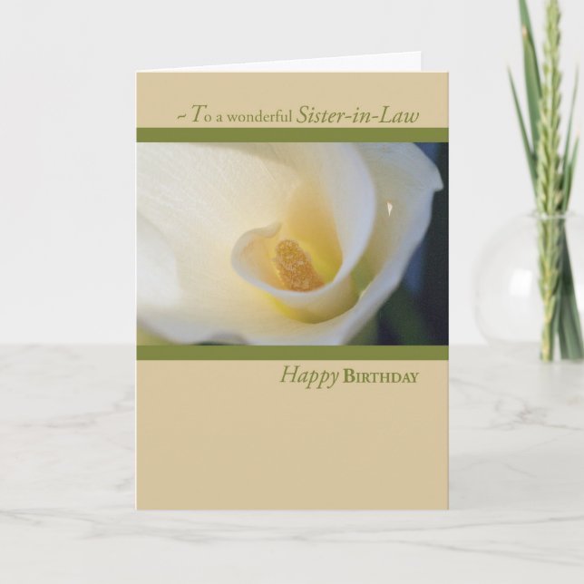Leksakssyster Cala Lily Birthday Kort (Framsida)