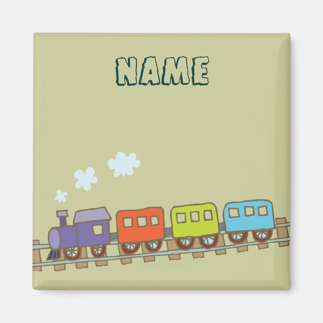 Leksakståg Magnet (Framsidan)