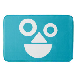 Leksam ansikte-minimal, rolig azure badrumsmatta