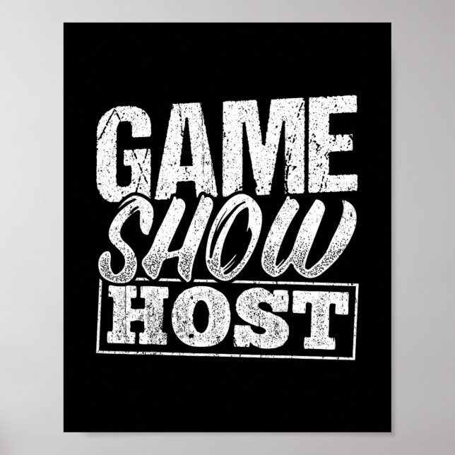 Lekshowpresentatör - Spelares underhållning för ro Poster (Framsidan)
