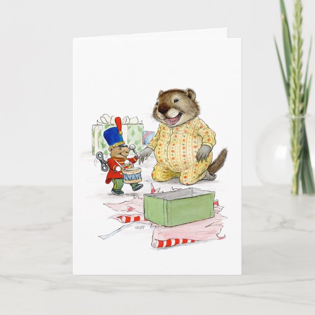 Leksoldat till julkort kort (Framsida)