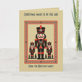 Leksoldater nötknäppare nordisk jul Minimalistisk Kort