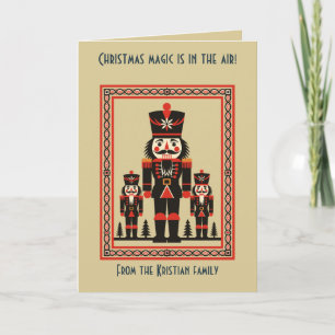 Leksoldater nötknäppare nordisk jul Minimalistisk Kort