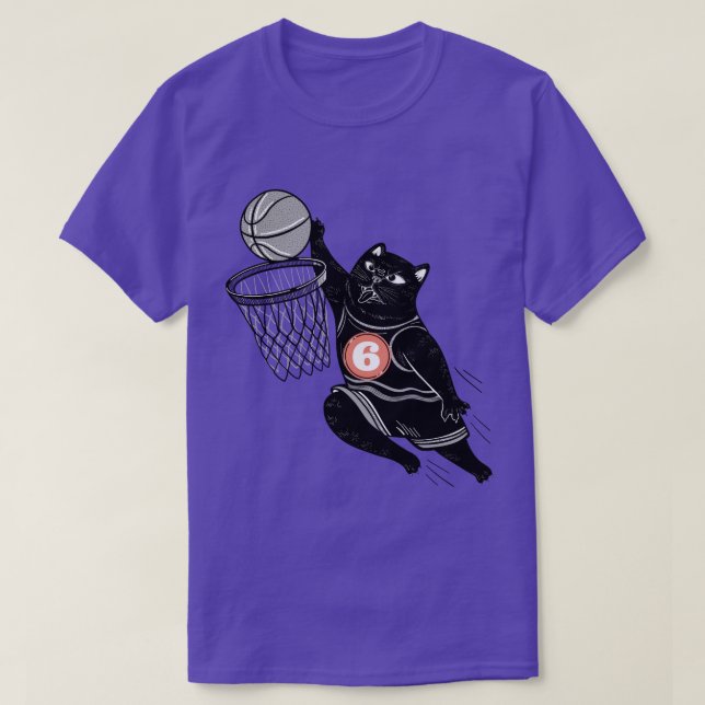 lekt basketkatt t shirt (Design framsida)