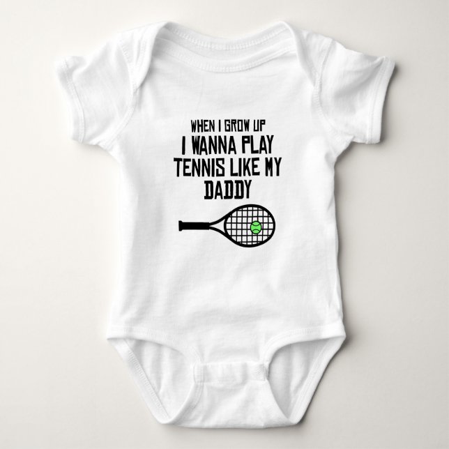 Lektennisnågot liknande min pappa t-shirt (Framsida)