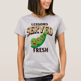 Lektioner Serverade Färsk Kulinär Lärare T Shirt