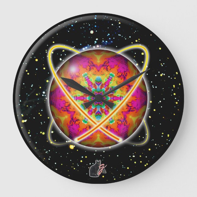 Lektron Orbz Kaleid Stor Klocka (Framsida)