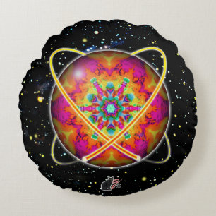 Lektron Orbz Round Pillow Rund Kudde