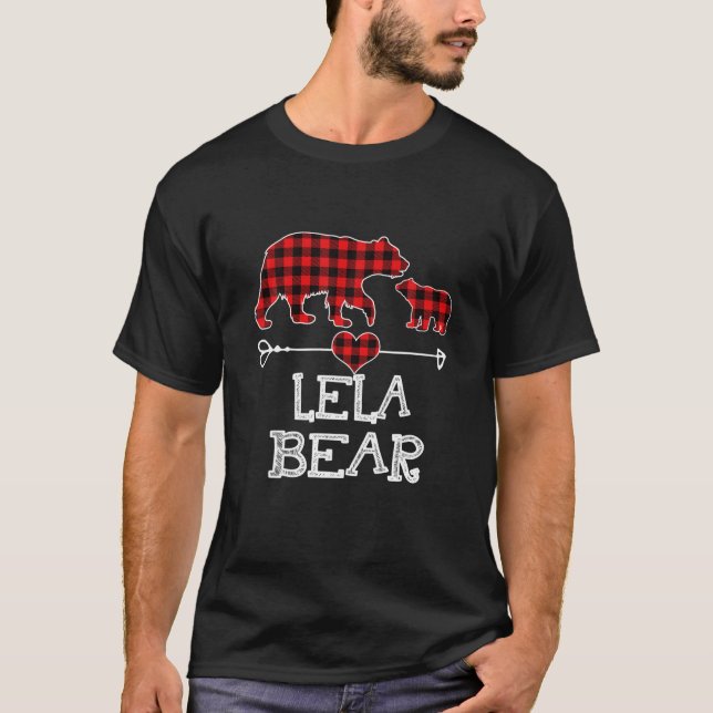 Lela Bear, Red Buffalo Play Lela Bear Pajama T Shirt (Framsida)