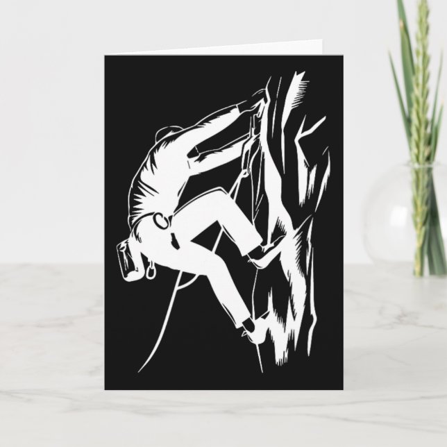 #lele Bergsteiger Mountain Climbing Rock Climber M Kort (Framsida)