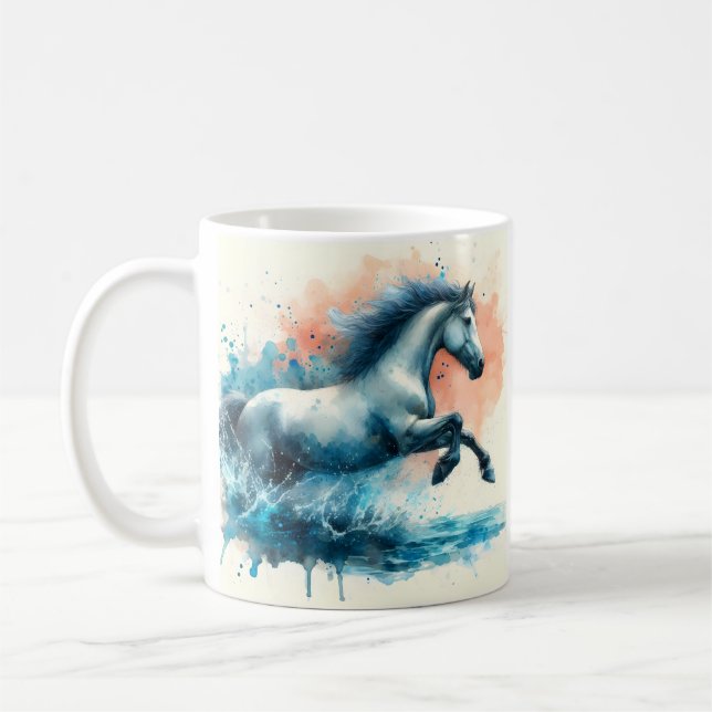 L'Élégance de l'Océan, magnifique tasse Kaffemugg (Vänster)