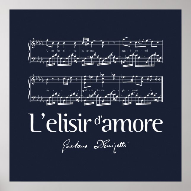 L'elisir d'amore 2 poster (Framsidan)