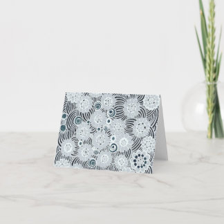 Leliza utformar tomt anteckningskort