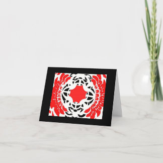 Leliza utformar tomt anteckningskort