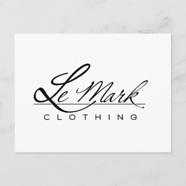 Lemark Clothing Line Vykort (Framsida)