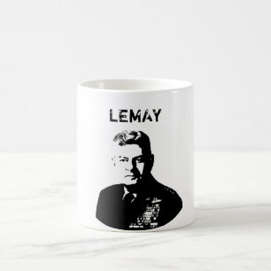 Lemay -- Svartvitt Kaffemugg
