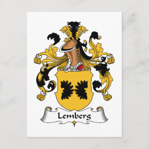 Lemberg Family Crest Vykort