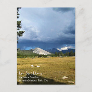 Lembert Dome i Tuolumne Meadows, Yosemite, CA Pos Vykort