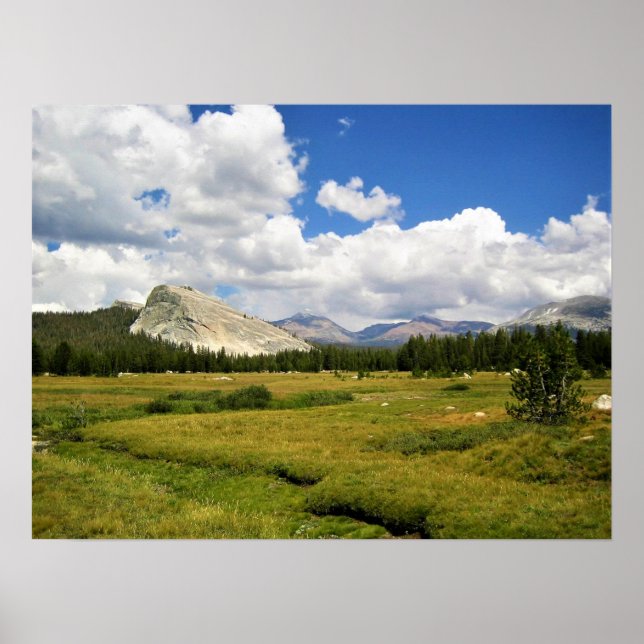 Lembert Dome in Tuolumne Meadows, Yosemite, CA Poster (Framsidan)