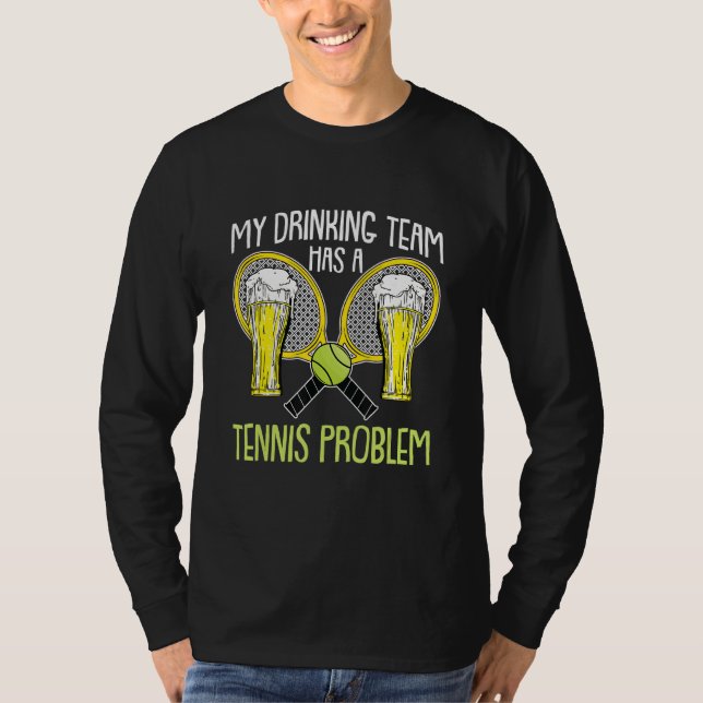 Lemme Smash Tennis Player och Coach T Shirt (Framsida)