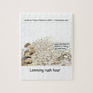 Lemmings Rushtid Roligt Pussel