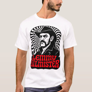 Lemmy Kilmister Psychedelic Rock Portrait T Shirt