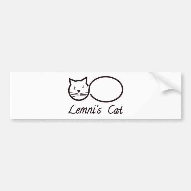 lemniscate le chat de lemni bildekal (Framsidan)