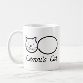 lemniscate le chat de lemni kaffemugg