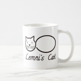 lemniscate le chat de lemni kaffemugg