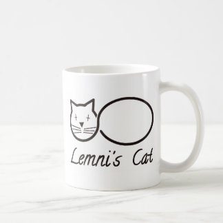 lemniscate le chat de lemni kaffemugg