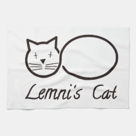 lemniscate le chat de lemni kökshandduk