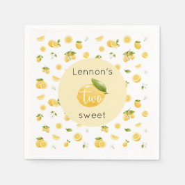 Lemon 2 Sweet 2 Birthday Party Pappersservett