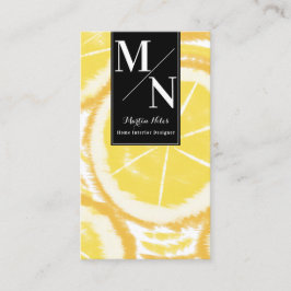 Lemon Abstract Heminredare Inredare Stylist Visitkort
