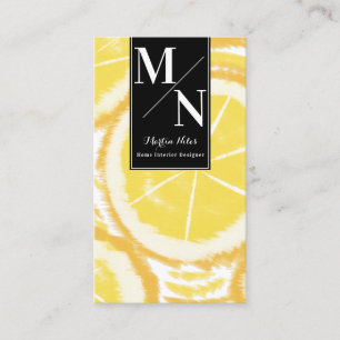 Lemon Abstract Heminredare Inredare Stylist Visitkort