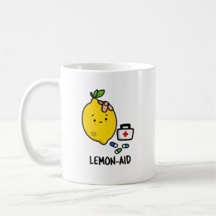 Lemon aid Funny First Aid Lemon Pun Kaffemugg
