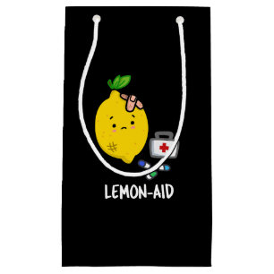 Lemon aid Funny First Aid Lemon Pun Mörk BG