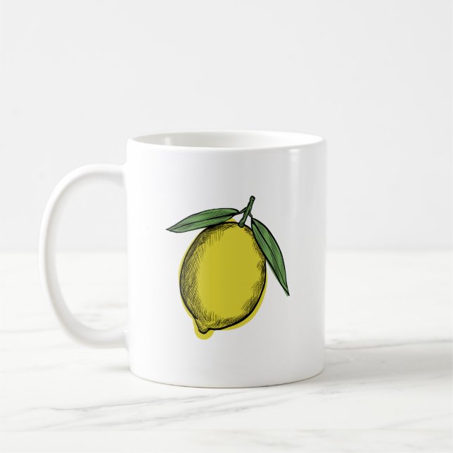 Lemon älskare kaffemugg (Vänster)