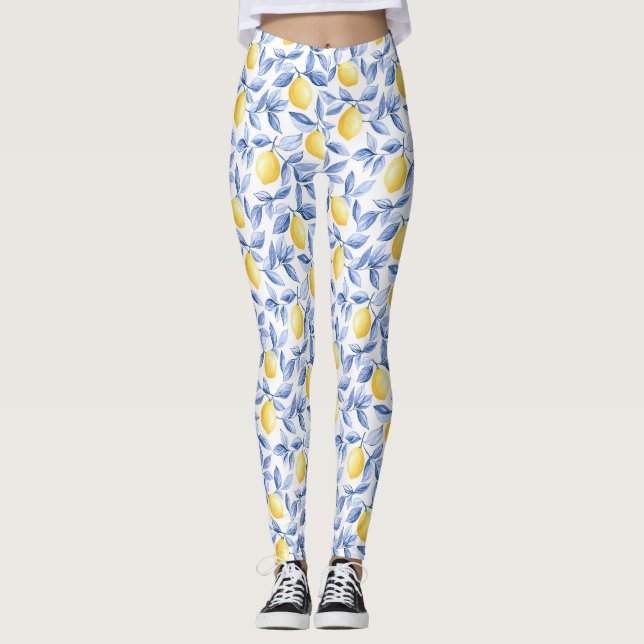 Lemon Älskare Leggings (Framsida)