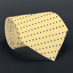 Lemon and Navy Polka dots Tie Slips<br><div class="desc">.Lemon and Navy Polka dots Tie</div>