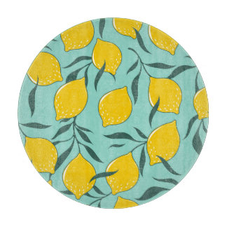 Lemon Art Mode Abstrakt, sömlös