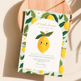 Lemon Baby Shower är som en liten flicka. Inbjudningar
