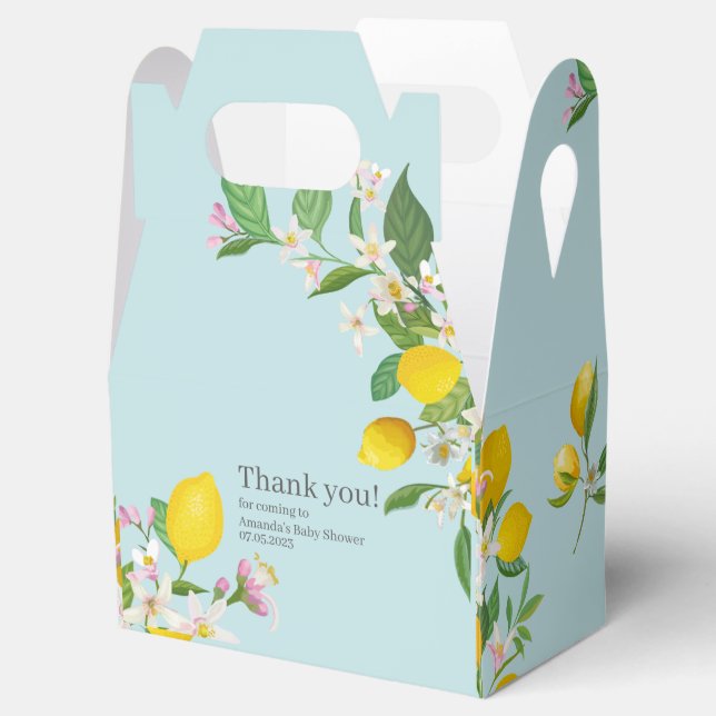 Lemon Baby Shower, Ciao Baby, italienska Theme Presentaskar (Öppnad)