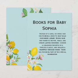 Lemon Baby Shower, Ciao Baby, italienska Theme Tilläggskort